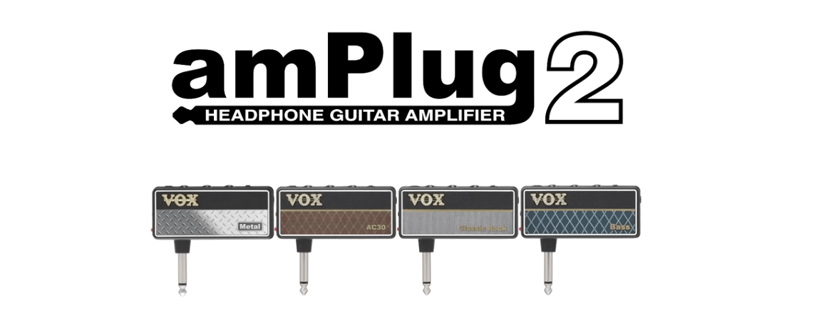 Introducing the new VOX amPlug G2 headphone guitar amps!