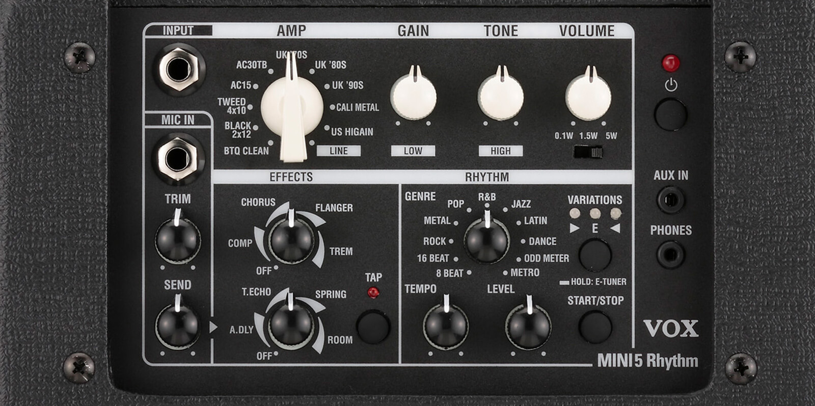 Mini5 Rhythm - Vox Amps Mini5 Rhythm - Vox Amps