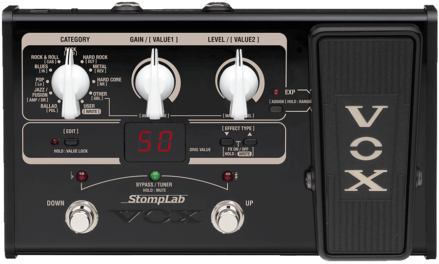 VOX Stomplab guitar multi-effect pedal