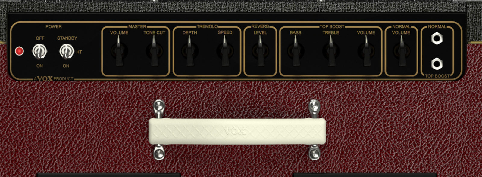 top view of VOx amplifier