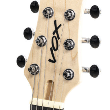 headstock of VOX electric guitar