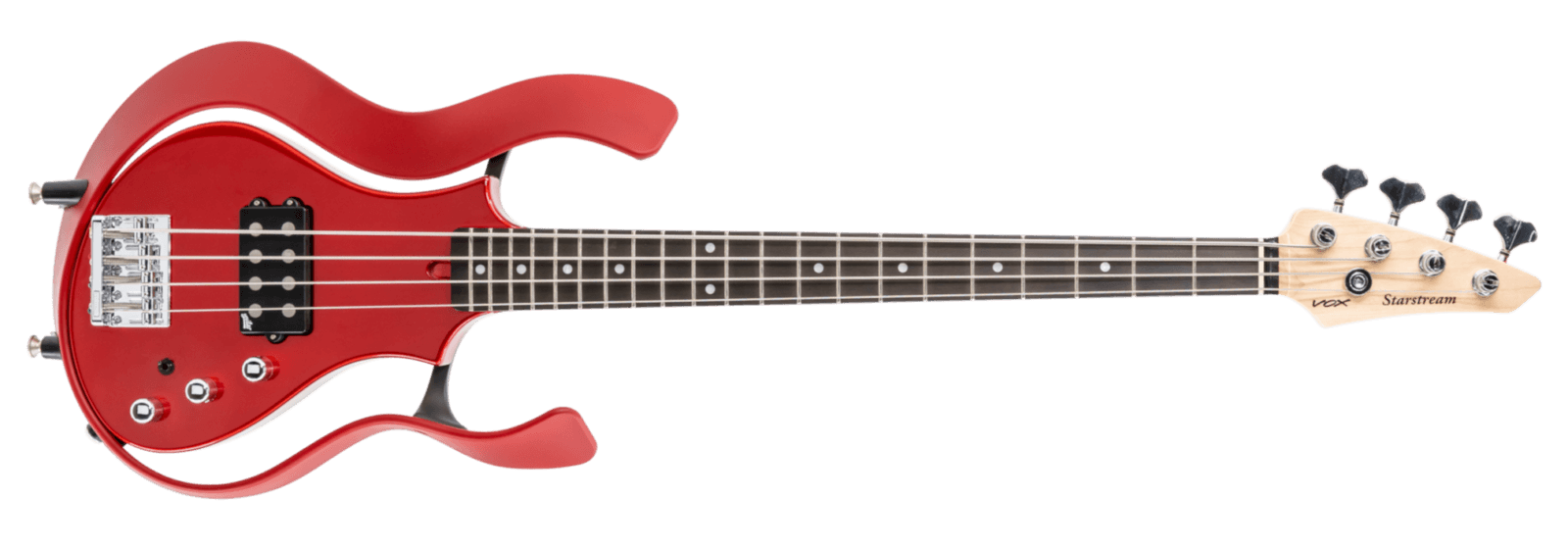 red VOX electric guitar