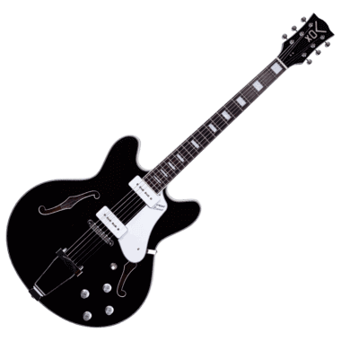 black VOX Bobcat electric guitar