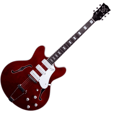 red VOX Bobcat electric guitar