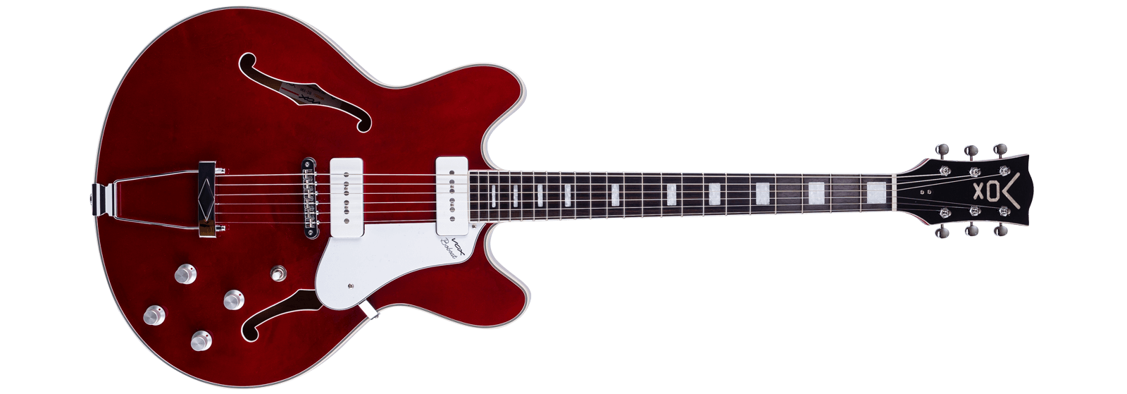 red VOX Bobcat electric guoitar