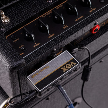 VOX AmPlug plugged in to VOX MSB amp