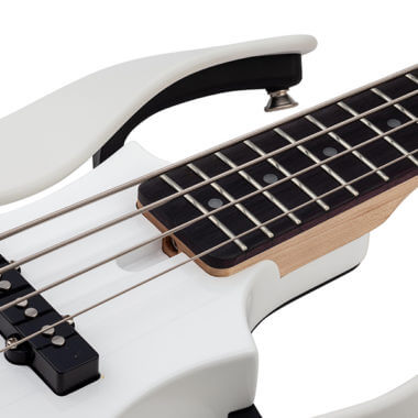closeup of body and neck of VOX Starstream electric bass