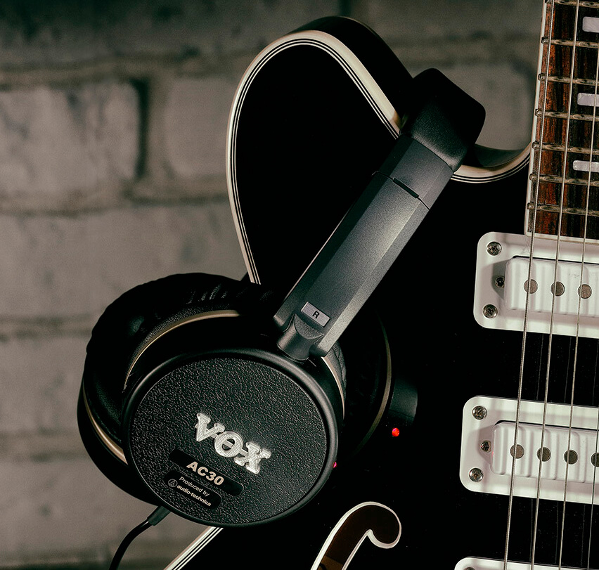 VOX ギターアンプ内蔵 ヘッドホン VGH-AC30 ギターに直接プラグ・イン 
