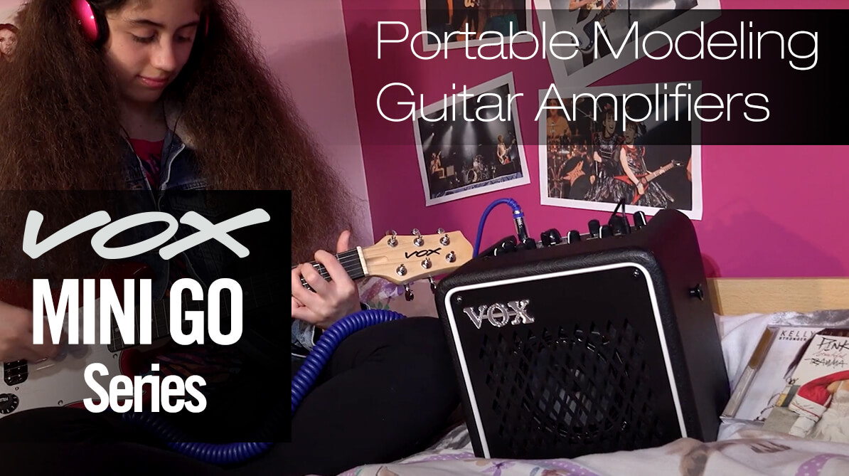 Introducing the VOX MINI GO Series of Portable Modeling Guitar Amplifiers