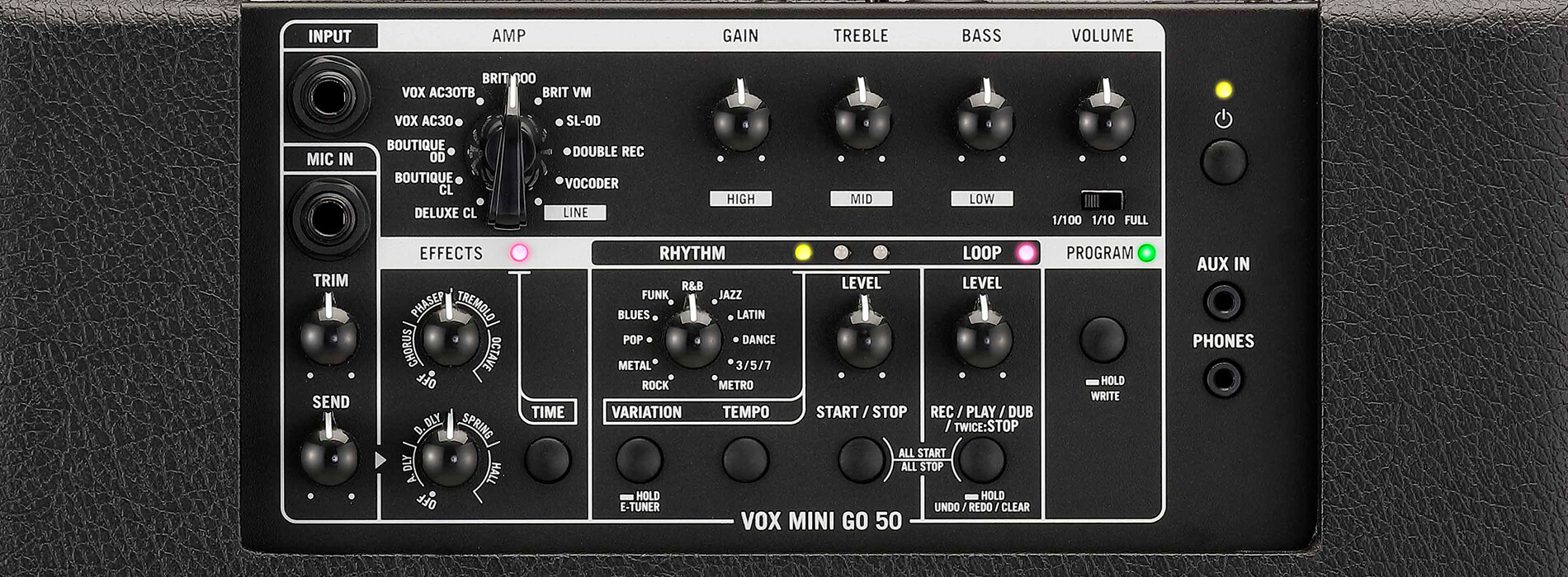 2023秋冬新作 VOX MINI GO - 50 ポータブル・モデリング・ギターアンプ ...