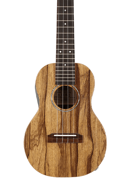close up of ukulele body