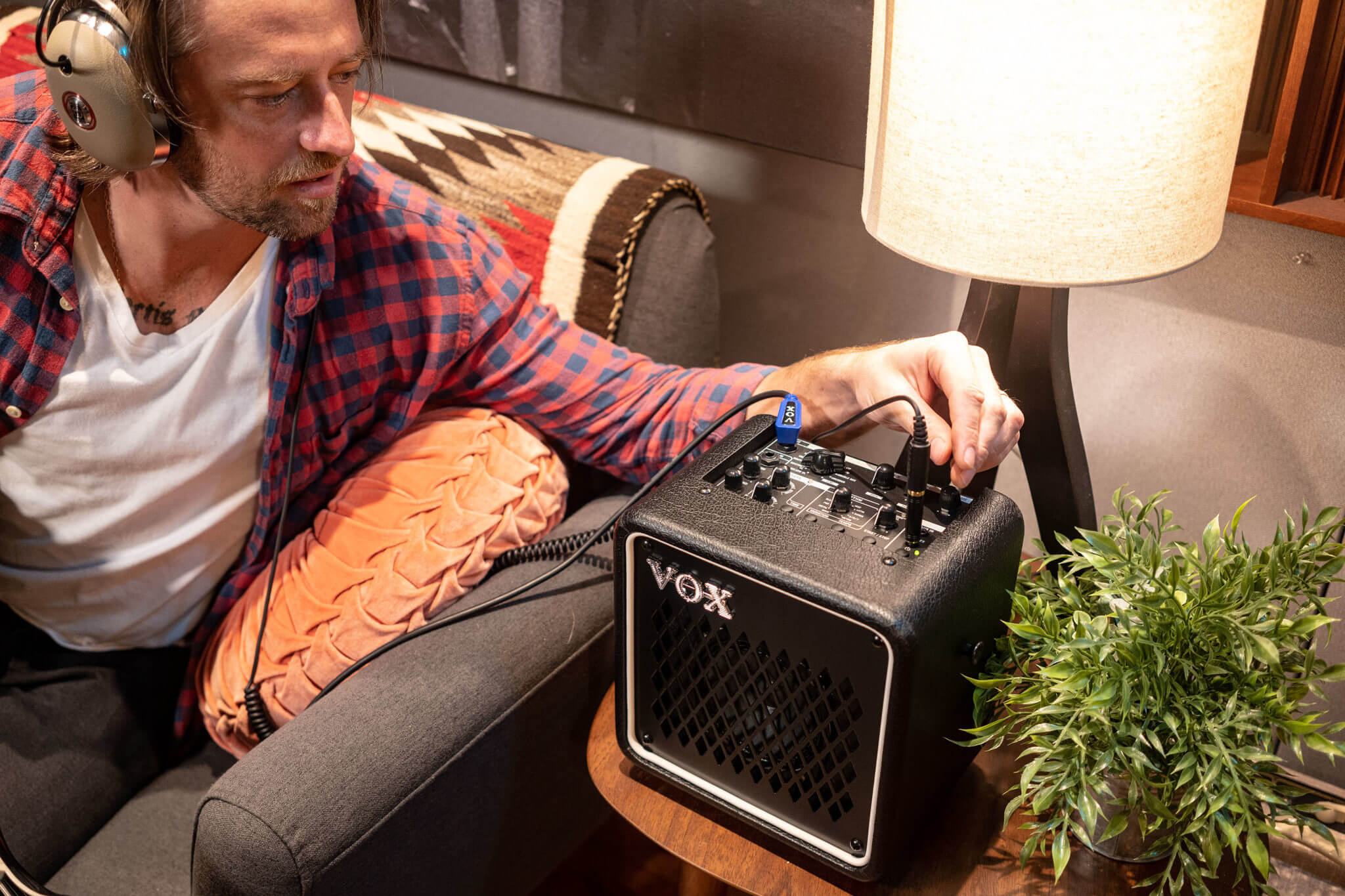 Vox VMG-3-BR - Ampli guitare électrique MINI GO 3 Earth Brown - 3W