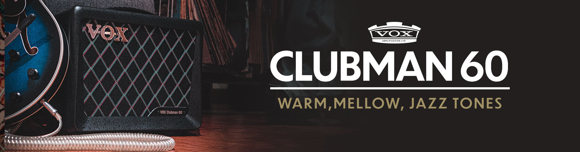 VOX Clubman 60 amp - warm, mellow, jazz tones