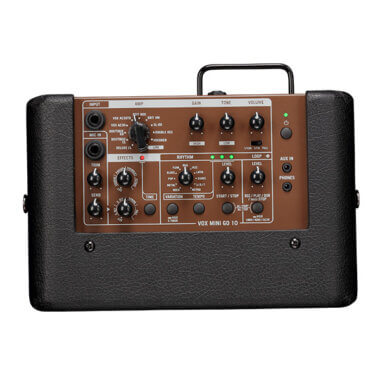 VOX MINI GO10 Earth Brown panel at the back