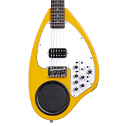 Vox APC-1 Travel Guitars With Built-In Amp And Rhythm Orange Metallic body