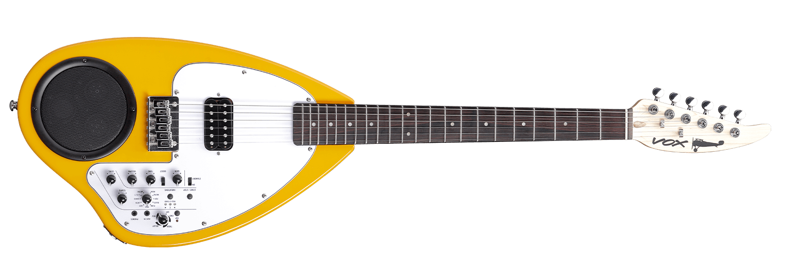 Vox APC-1 Travel Guitars With Built-In Amp And Rhythm Orange Metallic horizontal