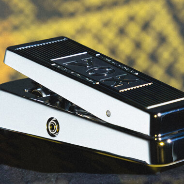 Vox Real McCoy Wah Limited pedal on the table