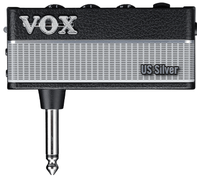 Vox amPlug3 Headphone Guitar Amplifier US Silver Model front