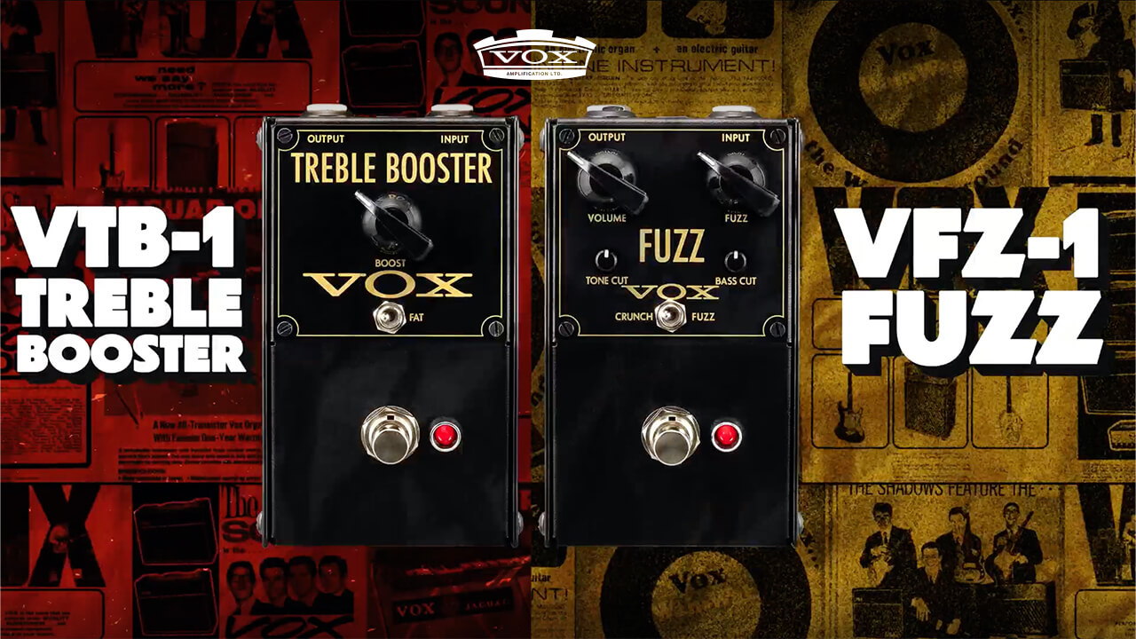 VOX VFZ-1 Fuzz & VTB-1 Treble Booster | Classic British Tone, Reborn