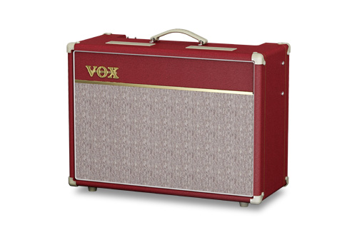 red VOX amplifier