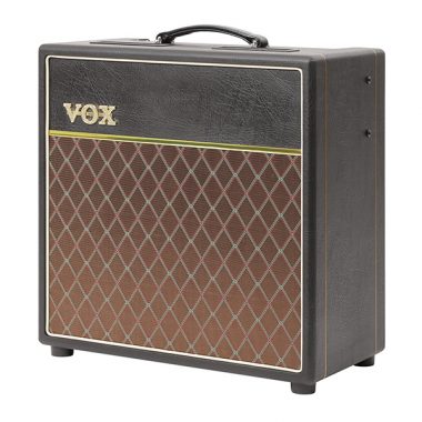 brown and black VOX amplifier