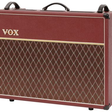 red VOX amplifier