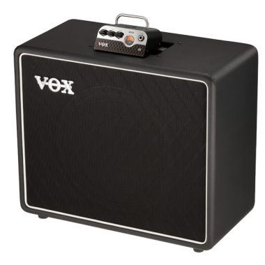 VOX tube head on top of VOX speaker
