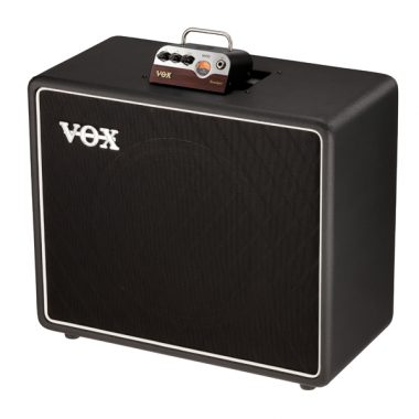 VOX Boutique amplifier head on top of speaker