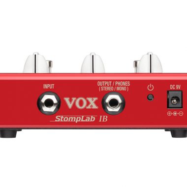 front view of red VOX StompLab