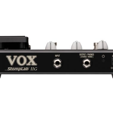 front view of black VOX StompLab