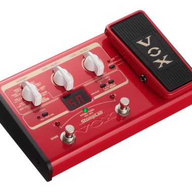 top view of red VOX StompLab