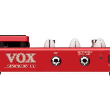 front view of red VOX StompLab