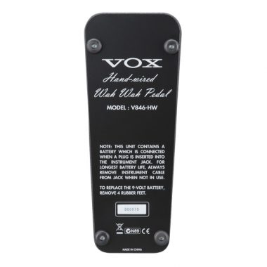 bottom of VOX pedal