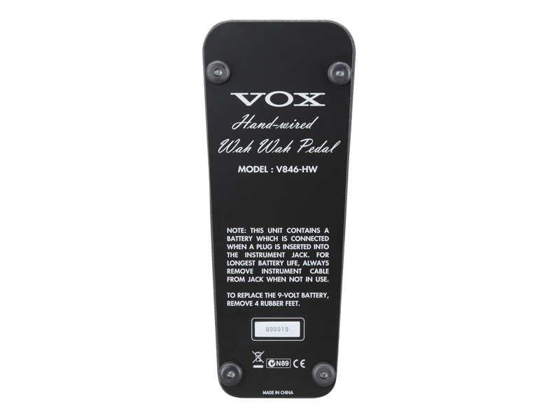 V846-HW Wah Pedal - Vox Amps