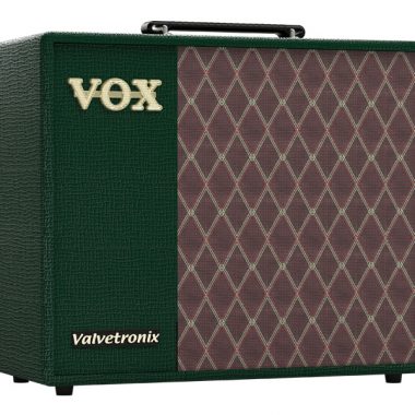 green and grey VOX amplifier